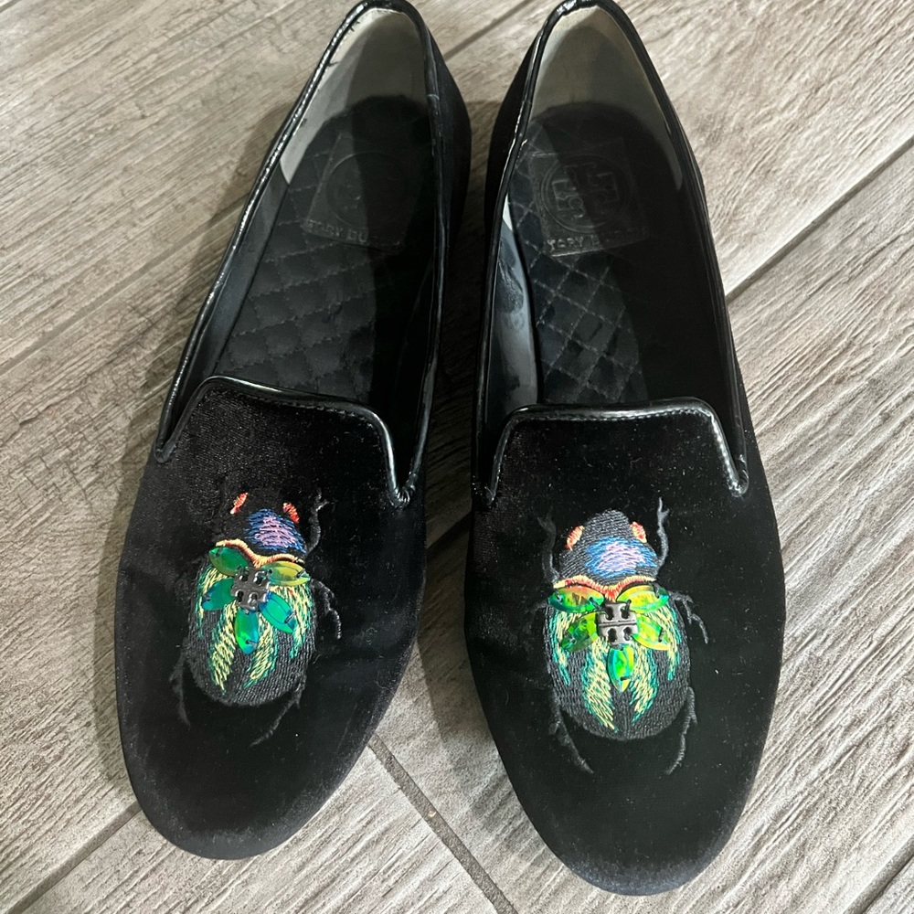June bug Tory Burch flats